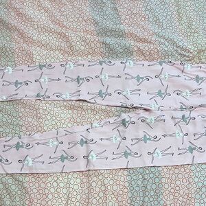Carter's Pink Pajama Bottoms with Ballerina Print